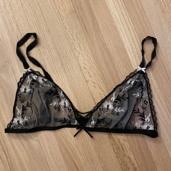 Victoria’s Secret Lace Triangle Bralette - Picture 1 of 7